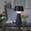 Eglo - LED prigušiva spoljašnja punjiva stona lampa LED/3W/5V 2200/3000/4000K 2000 mAh IP44 crna
