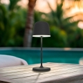 Eglo - LED prigušiva spoljna dodirna punjiva stona lampa LED/1,8W/5V 2500/3000/4000K 2500 mAh IP54 crna