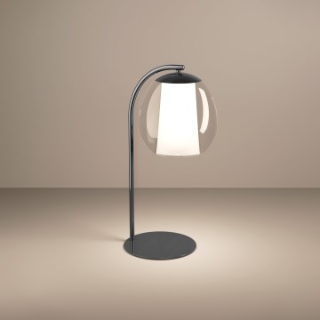 Eglo - LED prigušiva stona lampa LED/5,5W/230V + LED/1,6W sjajni hrom