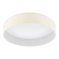 Eglo - LED prigušiva stropna svetiljka 1xLED/18W/230V bež