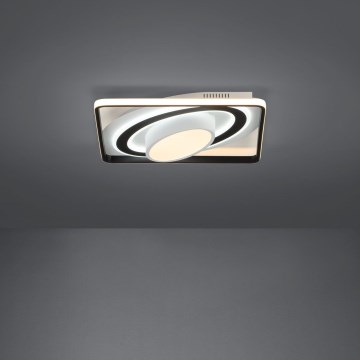 Eglo - LED prigušiva stropna svetiljka LED/21,5W/230V + LED/10,5W + LED/3W 3000-6500K crna + daljinski upravljač