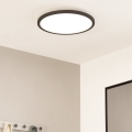 Eglo - LED prigušiva stropna svetiljka LED/33,5W/230V prečnik 45 cm crna
