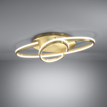 Eglo - LED prigušiva stropna svetiljka LED/40W/230V 2200-6500K zlatna + daljinski upravljač