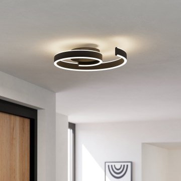 Eglo - LED prigušiva stropno svetlo LED/37W/230V 3000-6500K crna