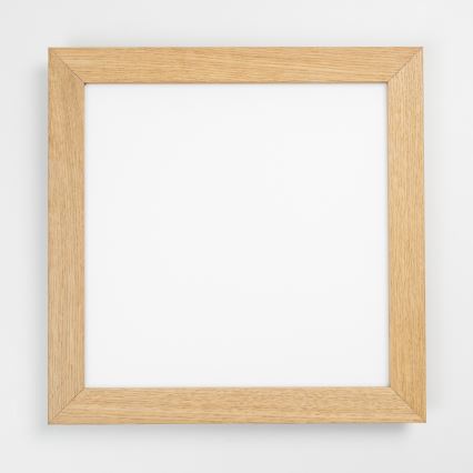 Eglo - LED RGB prigušiva površinski montiran plafonski panel SALOBRENA-C WOOD LED/24W/230V 2700-6500K 49,5x49,5 cm braon + daljinski upravljač