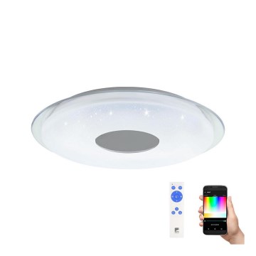 Eglo - LED RGB prigušiva plafonska lampa LANCIANO-C LED/38W/230V + daljinski upravljač