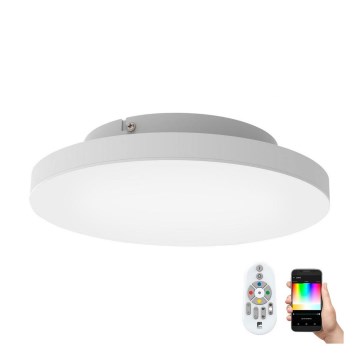 Eglo - LED RGB prigušiva plafonska svetiljka TURCONA-C LED/15W/230V + daljinski upravljač