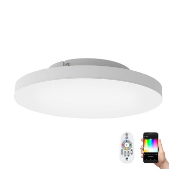 Eglo - LED RGB prigušiva plafonska svetiljka TURCONA-C LED/20W/230V + daljinski upravljač