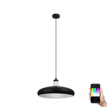 Eglo - LED RGB prigušiva viseća lampa na sajli TABANERA-C 1xE27/9W/230V