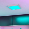 Eglo - LED RGBW prigušiva kupatilska plafonska lampa LED/10,5W/230V 2700-6500K 22x22 cm IP44 bela