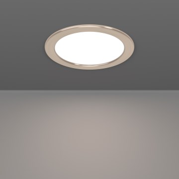 Eglo - LED RGBW prigušiva kupatilska ugradna svetiljka LED/9,5W/230V 2700-6500K prečnik 16,8 cm IP44 mat hrom
