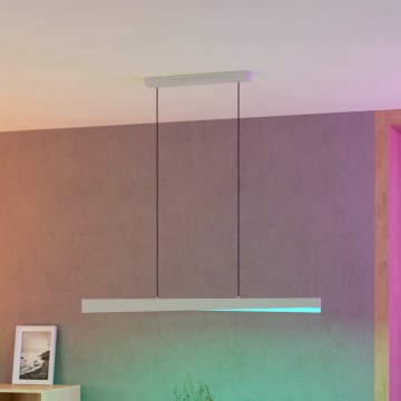 Eglo - LED RGBW prigušiva luster na sajli LED/19W/230V 2700-6500K siva