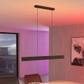 Eglo - LED RGBW prigušiva luster na sajli LED/38W/230V 2700-6500K crna
