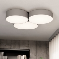 Eglo - LED RGBW Prigušiva plafonska svetiljka 3xLED/7,5W/230V 2700-6500K siva