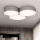Eglo - LED RGBW Prigušiva plafonska svetiljka 3xLED/7,5W/230V 2700-6500K siva