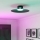 Eglo - LED RGBW prigušiva plafonska svetiljka LED/15,5W/230V 2700-6500K pr. 45 cm crna