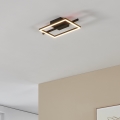 Eglo - LED RGBW prigušiva plafonska svetiljka LED/17W/230V 2700-6500K crna + daljinski upravljač