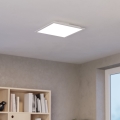 Eglo - LED RGBW prigušiva plafonska svetiljka LED/19W/230V 2700-6500K 40x40 cm bela