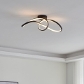 Eglo - LED RGBW prigušiva plafonska svetiljka LED/22W/230V 2700-6500K crna