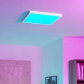 Eglo - LED RGBW prigušiva plafonska svetiljka za kupatilo LED/17,8W/230V 2700-6500K prečnik 39 cm IP44 bela
