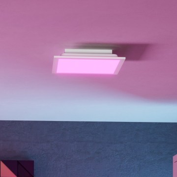 Eglo - LED RGBW prigušiva plafonsko LED svetlo LED/14W/230V 2700-6500K 30x30 cm belo