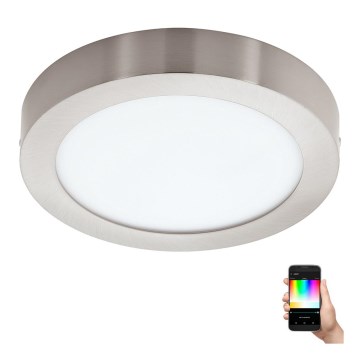 Eglo - LED RGBW prigušiva plafonsko svetlo FUEVA-C LED/15,6W/230V Bluetooth prečnika 22,5 cm