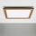 Eglo - LED RGBW prigušiva površinski panel SALOBRENA-C WOOD LED/30,5W/230V 2700-6500K 64x64 cm braon + daljinski upravljač
