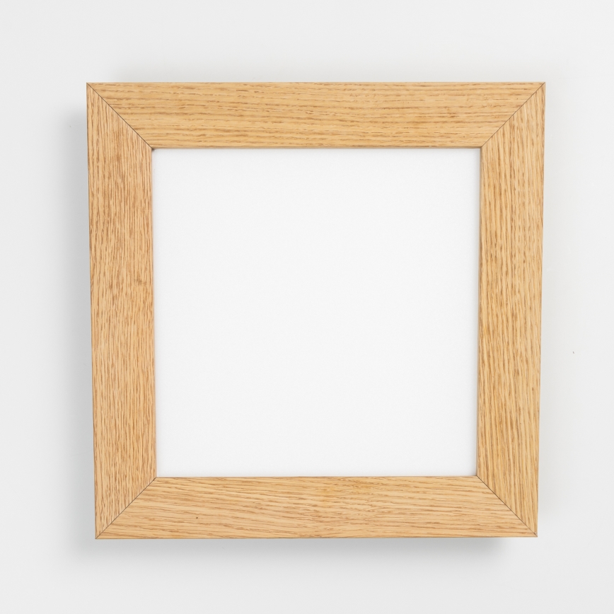 Eglo - LED RGBW prigušiva nadgradni panel SALOBRENA-C WOOD LED/16W/230V 2700-6500K 34x34 cm braon + daljinski upravljač