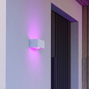 Eglo - LED RGBW prigušiva spoljna zidna svetiljka LED/10W/230V 2700-6500K IP55 bela