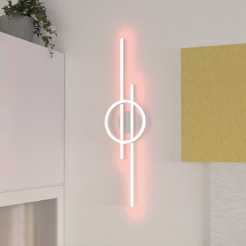 Eglo - LED RGBW prigušiva stropna lampa LED/23,5W/230V 2700-6500K bela + daljinski upravljač