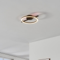 Eglo - LED RGBW prigušiva stropna svetiljka LED/17W/230V 2700-6500K crna + daljinski upravljač