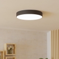 Eglo - LED RGBW prigušiva stropna svetiljka LED/26W/230V 2700-6500K prečnik 49 cm crna