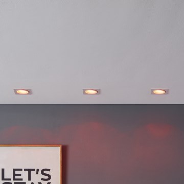 Eglo - LED RGBW prigušiva ugradna plafonska svetiljka LED/4,7W/230V bela
