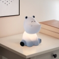 Eglo - LED RGBW punjiva dodirna dečija noćna lampa LED/5W/5V/1200 mAh hipopotam