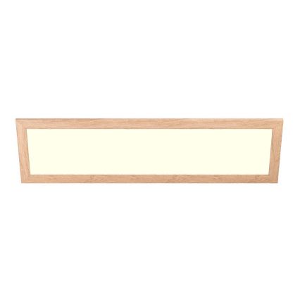 Eglo - LED RGBW prigušiva plafonski panel SALOBRENA-C WOOD LED/34W/230V 2700-6500K 34x124 cm braon + daljinski upravljač