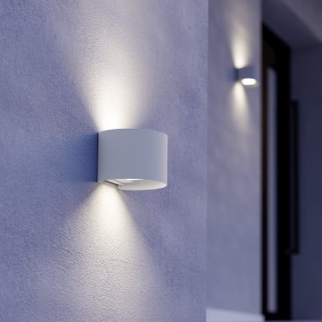 Eglo - LED spoljašnje zidno svetlo 2xLED/2,8W/230V IP54 belo