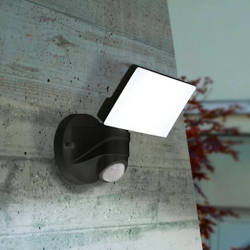 Eglo - LED spoljašnje zidno svetlo sa senzorom LED/15W/230V IP44