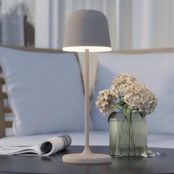 Eglo - LED spoljna punjiva lampa, prigušiva, LED/2,2W/5V 1800 mAh bež IP54