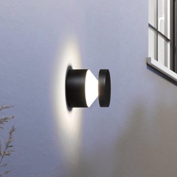 Eglo - LED Spoljna zidna svetiljka LED/11W/230V crna IP44