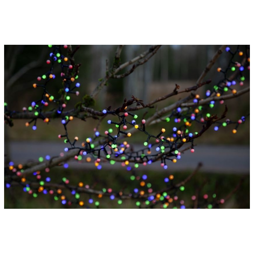 Eglo 472-53 - LED spoljašnja božićna girlanda BERRY MINI 700xLED/8 funkcija 19m višebojna IP44