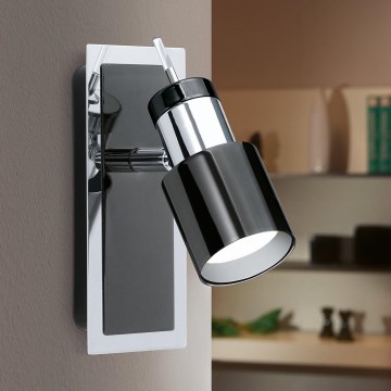 Eglo - LED spot svetiljka 1xGU10/5W/230V crna