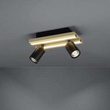 Eglo - LED spot svetiljka 2xLED/2,2W/230V + 2xLED/1,2W + 2xLED/2W bež/crna