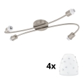 Eglo - LED spot svetiljka MY CHOICE 4xE14/4W/230V mat hrom/bela