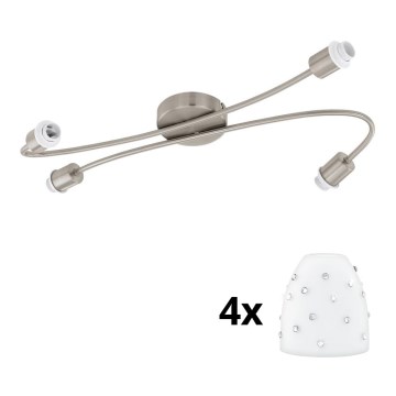Eglo - LED spot svetiljka MY CHOICE 4xE14/4W/230V mat hrom/bela