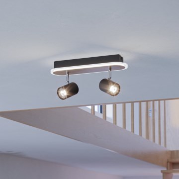 Eglo - LED spot svetlo LED/12W/230V braon/crna