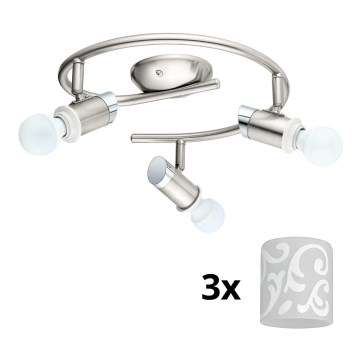 Eglo - LED spot svetlo MY CHOICE 3xE14/4W/230V mat hrom/bela