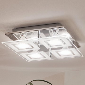 Eglo - LED stropno svetlo 4xGU10-LED/3W/230V