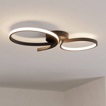 Eglo - LED stropno svetlo LED/21W/230V 3000K crna