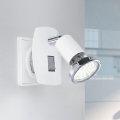 Eglo - LED Svetiljka za utičnicu 1xGU10/2,8W/230V bela