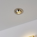 Eglo - LED ugradna stropna spot svetiljka 1xGU10/4,5W/230V mat hrom